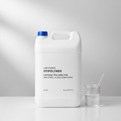 comprar Polímero catiónico OYIPOLYMER para deshidratación de lodos industriales con dosis ultrabaja, flóculos rápidos y torta de baja humedad Fabricación en línea