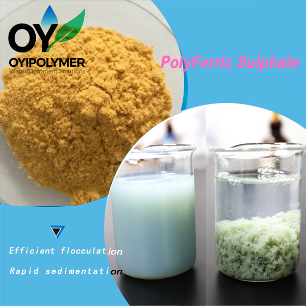 Polyferric Sulfate PFS Powder for Water Treatment Coagulation